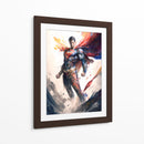 Superman - Impressionist Hero | Cuadro decorativo de Canvas Lab