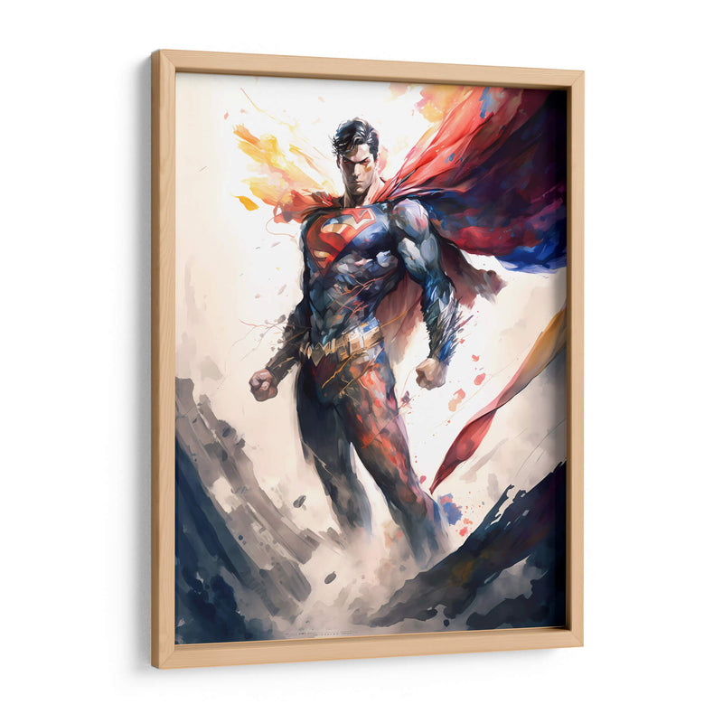 Superman - Impressionist Hero | Cuadro decorativo de Canvas Lab