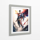 Superman - Impressionist Hero | Cuadro decorativo de Canvas Lab