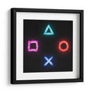 Símbolos Gamer Efecto Fuego - Roge I. Luis | Cuadro decorativo de Canvas Lab