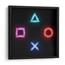 Símbolos Gamer Efecto Fuego - Roge I. Luis | Cuadro decorativo de Canvas Lab