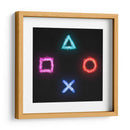 Símbolos Gamer Efecto Fuego - Roge I. Luis | Cuadro decorativo de Canvas Lab