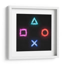 Símbolos Gamer Efecto Fuego - Roge I. Luis | Cuadro decorativo de Canvas Lab