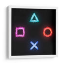 Símbolos Gamer Efecto Fuego - Roge I. Luis | Cuadro decorativo de Canvas Lab