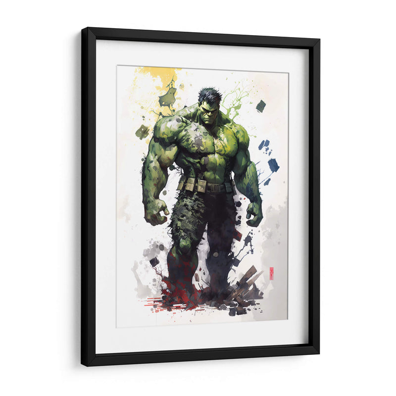 Hulk - Impressionist Hero | Cuadro decorativo de Canvas Lab