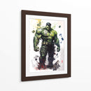 Hulk - Impressionist Hero | Cuadro decorativo de Canvas Lab