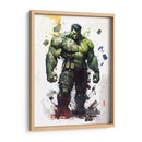 Hulk - Impressionist Hero | Cuadro decorativo de Canvas Lab