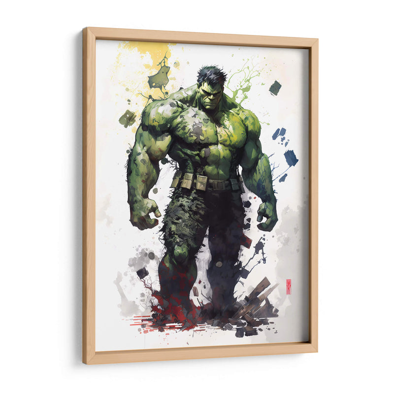 Hulk - Impressionist Hero | Cuadro decorativo de Canvas Lab