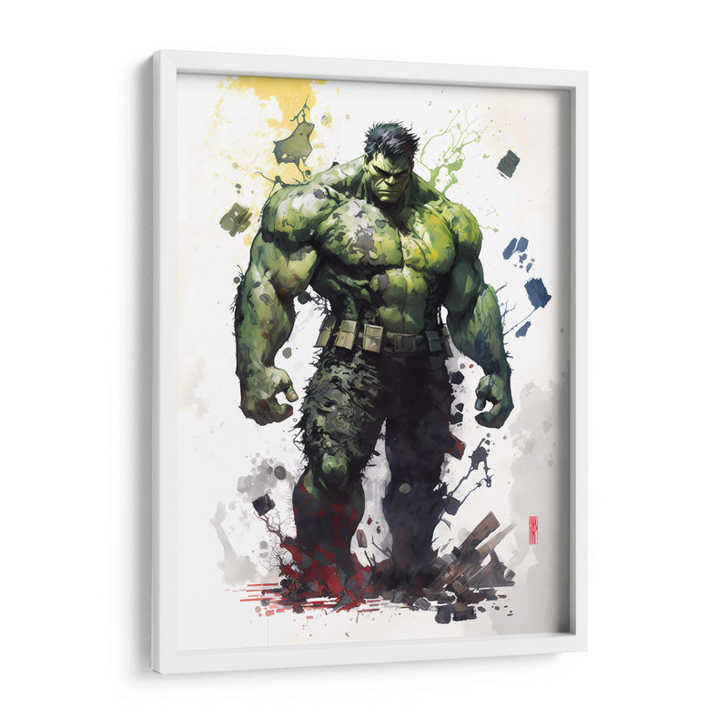 Hulk - Impressionist Hero | Cuadro decorativo de Canvas Lab