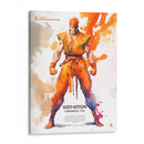Ken the street Fighter - Impressionist Hero | Cuadro decorativo de Canvas Lab