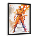 Ken the street Fighter - Impressionist Hero | Cuadro decorativo de Canvas Lab