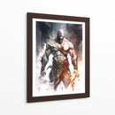 Kratos - Impressionist Hero | Cuadro decorativo de Canvas Lab