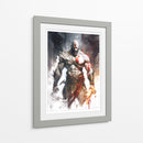Kratos - Impressionist Hero | Cuadro decorativo de Canvas Lab