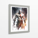 Kratos - Impressionist Hero | Cuadro decorativo de Canvas Lab