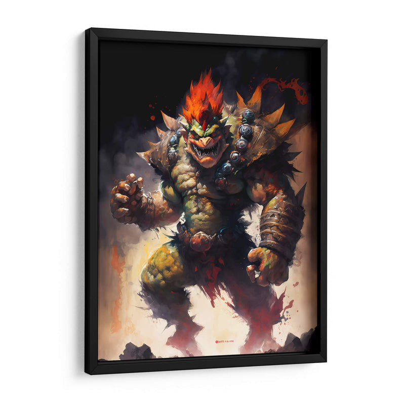 Bowser - Impressionist Hero | Cuadro decorativo de Canvas Lab