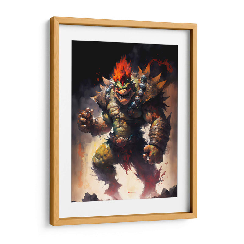 Bowser - Impressionist Hero | Cuadro decorativo de Canvas Lab