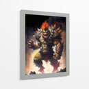 Bowser - Impressionist Hero | Cuadro decorativo de Canvas Lab