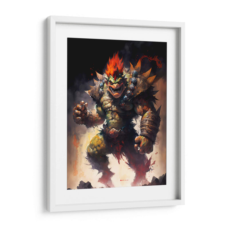 Bowser - Impressionist Hero | Cuadro decorativo de Canvas Lab