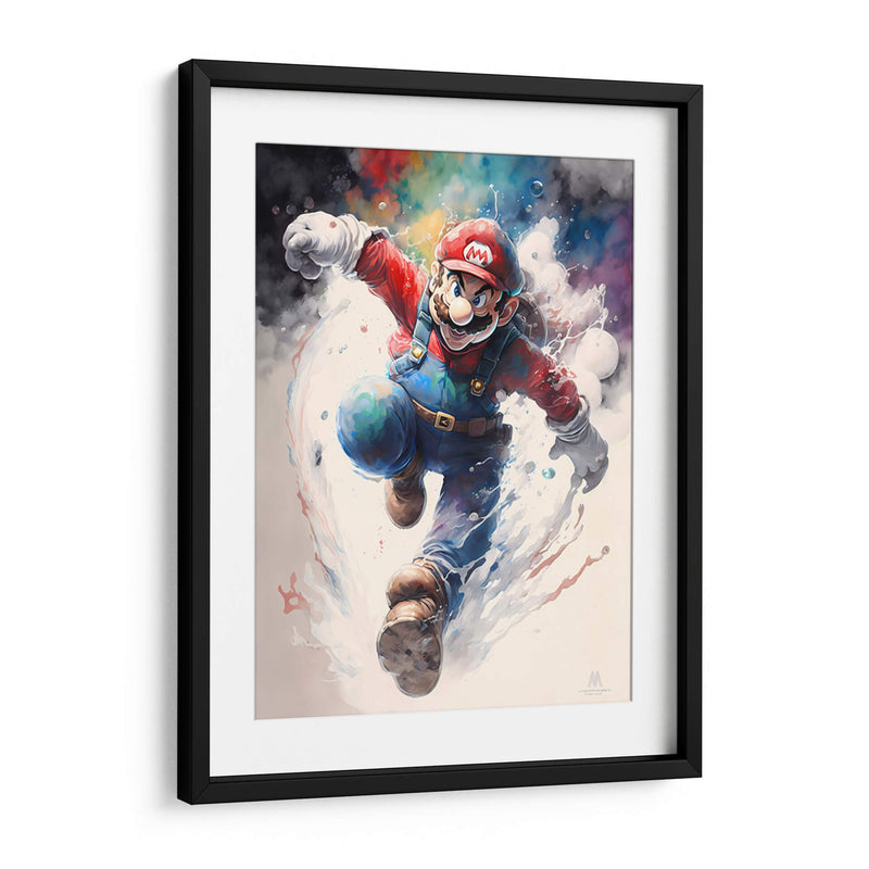 Mario - Impressionist Hero | Cuadro decorativo de Canvas Lab