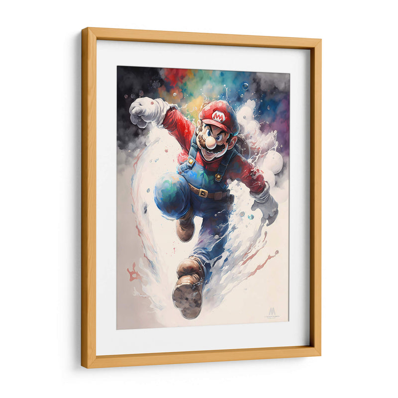 Mario - Impressionist Hero | Cuadro decorativo de Canvas Lab
