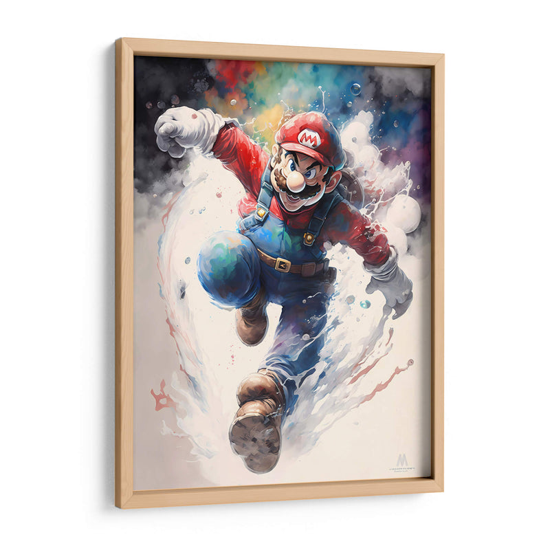 Mario - Impressionist Hero | Cuadro decorativo de Canvas Lab