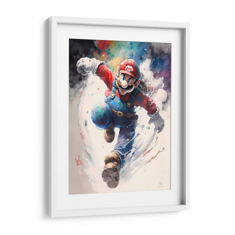 Mario - Impressionist Hero | Cuadro decorativo de Canvas Lab