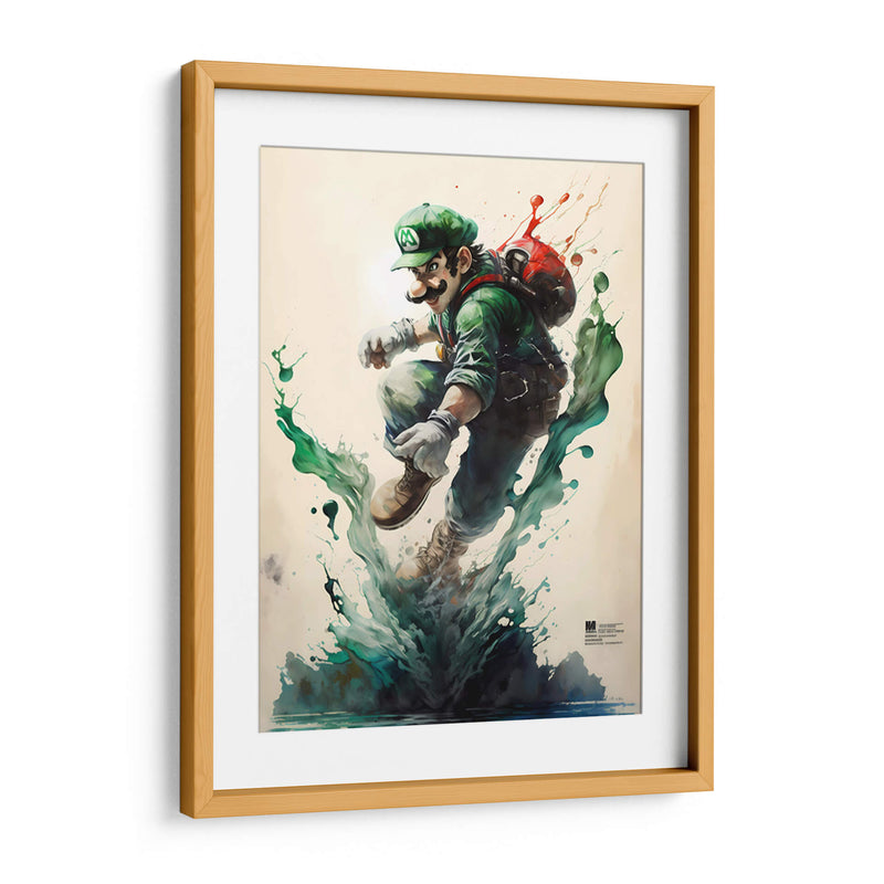 Luigi - Impressionist Hero | Cuadro decorativo de Canvas Lab
