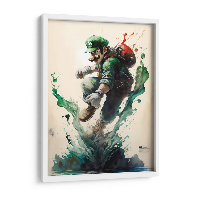 Luigi - Impressionist Hero | Cuadro decorativo de Canvas Lab