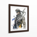 Solid Snake - Impressionist Hero | Cuadro decorativo de Canvas Lab