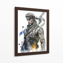 Solid Snake - Impressionist Hero | Cuadro decorativo de Canvas Lab