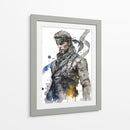 Solid Snake - Impressionist Hero | Cuadro decorativo de Canvas Lab