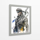 Solid Snake - Impressionist Hero | Cuadro decorativo de Canvas Lab