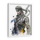Solid Snake - Impressionist Hero | Cuadro decorativo de Canvas Lab
