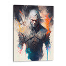 Geralt The Witcher - Impressionist Hero | Cuadro decorativo de Canvas Lab