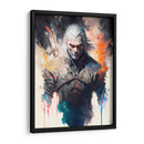 Geralt The Witcher - Impressionist Hero | Cuadro decorativo de Canvas Lab