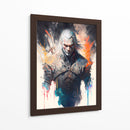 Geralt The Witcher - Impressionist Hero | Cuadro decorativo de Canvas Lab