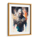 Geralt The Witcher - Impressionist Hero | Cuadro decorativo de Canvas Lab