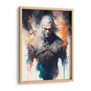 Geralt The Witcher - Impressionist Hero | Cuadro decorativo de Canvas Lab