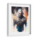 Geralt The Witcher - Impressionist Hero | Cuadro decorativo de Canvas Lab