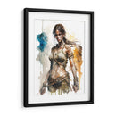 Lara Croft - Impressionist Hero | Cuadro decorativo de Canvas Lab