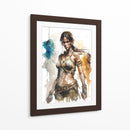Lara Croft - Impressionist Hero | Cuadro decorativo de Canvas Lab