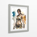 Lara Croft - Impressionist Hero | Cuadro decorativo de Canvas Lab