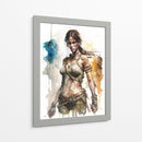 Lara Croft - Impressionist Hero | Cuadro decorativo de Canvas Lab