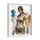 Lara Croft - Impressionist Hero | Cuadro decorativo de Canvas Lab