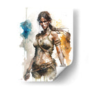 Lara Croft - Impressionist Hero | Cuadro decorativo de Canvas Lab