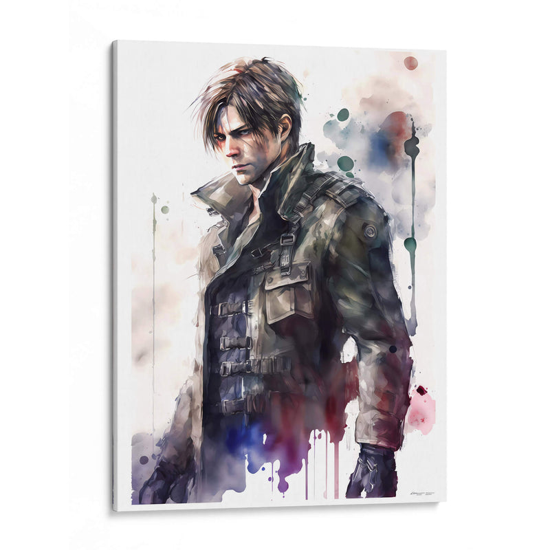 Leon Kennedy - Impressionist Hero | Cuadro decorativo de Canvas Lab
