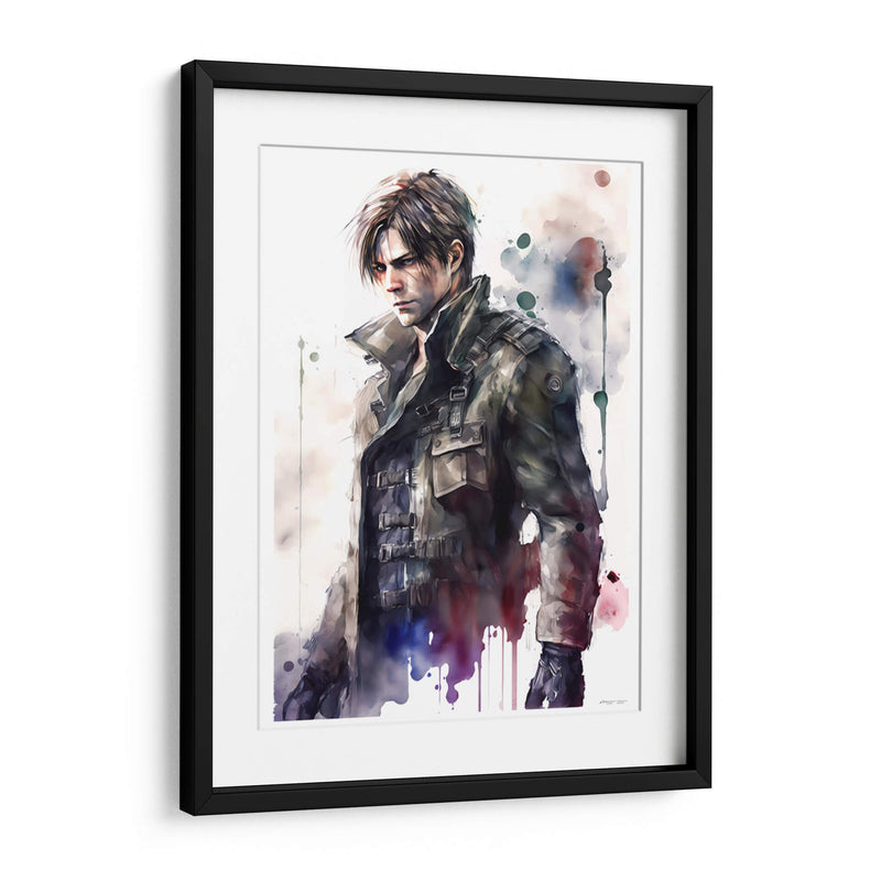 Leon Kennedy - Impressionist Hero | Cuadro decorativo de Canvas Lab
