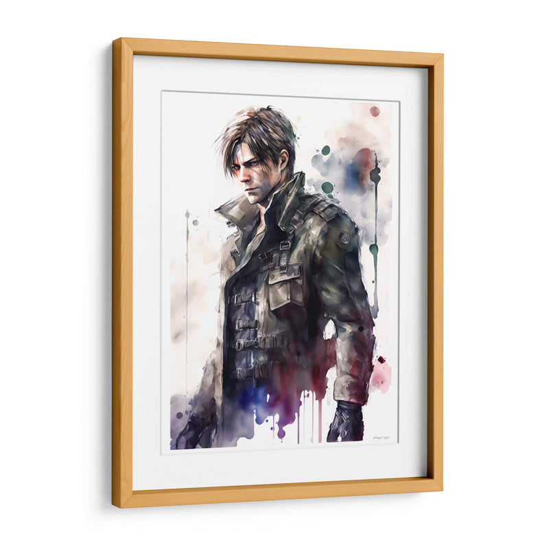 Leon Kennedy - Impressionist Hero | Cuadro decorativo de Canvas Lab