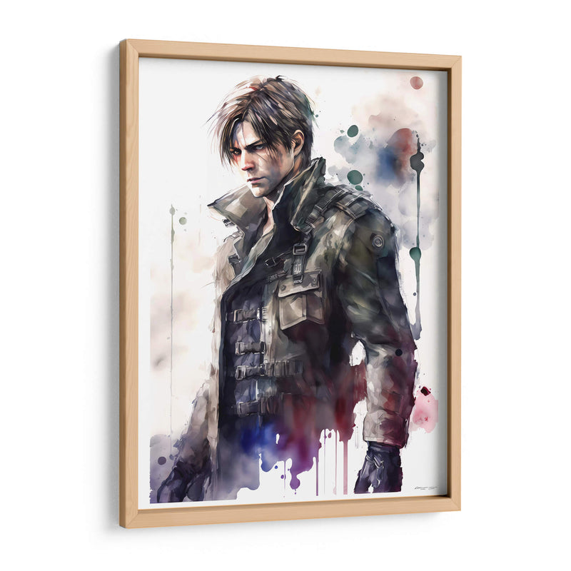 Leon Kennedy - Impressionist Hero | Cuadro decorativo de Canvas Lab