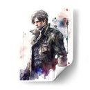 Leon Kennedy - Impressionist Hero | Cuadro decorativo de Canvas Lab